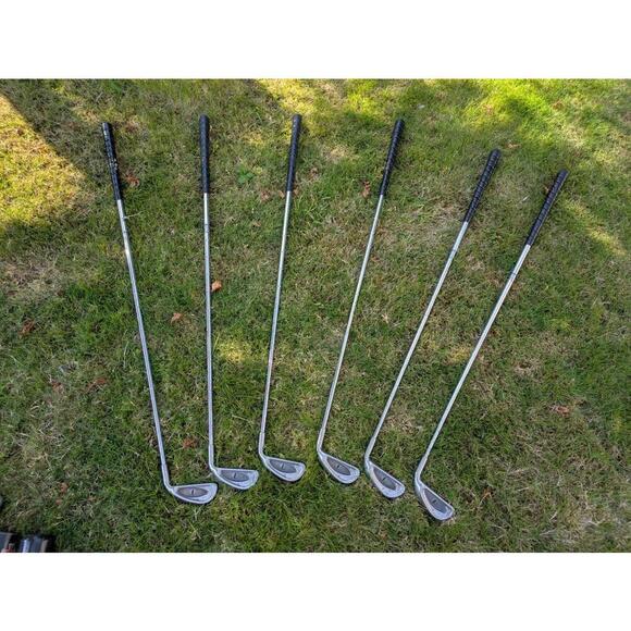 Vintage Original Ping Cat Eye Black Karsten 3, 5-9 Irons Set Steel Shaft RH-Read - Picture 1 of 15